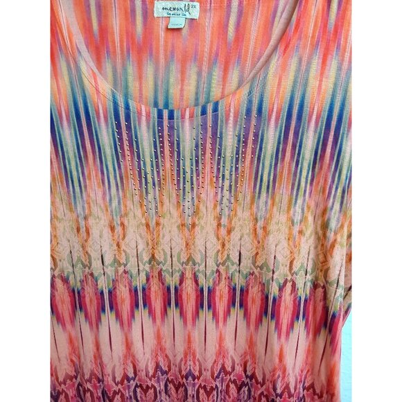 OneWorld Women's BOHO top - Size 2XL - Picture 4 of 4
